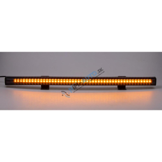 Gumové výstražné LED svetlo vonkajšie, oranžové, 12/24V, 440mm