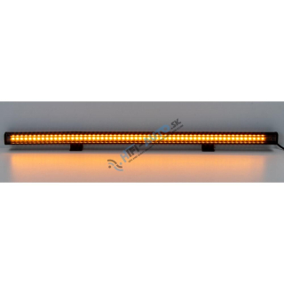 Gumové výstražné LED svetlo vonkajšie, oranžové, 12/24V, 540mm