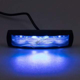 PREDATOR 6x3W LED, 12-24V, modrý, ECE R65