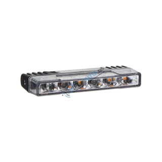 PROFI SLIM výstražné LED svetlo vonkajšie, do mriežky, oranžové, 12-24V, ECE R65