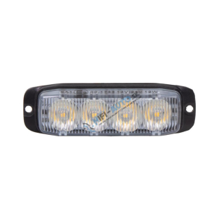 PROFI SLIM výstražné LED svetlo vonkajšie, oranžové, 12-24V, ECE R65