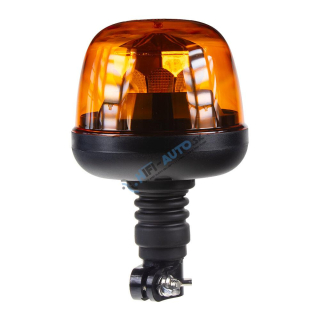 LED maják, 12-24V, 10x1, 8W, oranžový, na držiak, ECE R65 R10