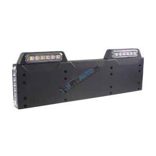 4x PREDATOR 6x4W LED pod ŠPZ, 12-24V, oranžový, ECE R65