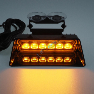 PREDATOR LED vnútorné, 6x LED 4W, 12/24V, oranžový, ECE R65