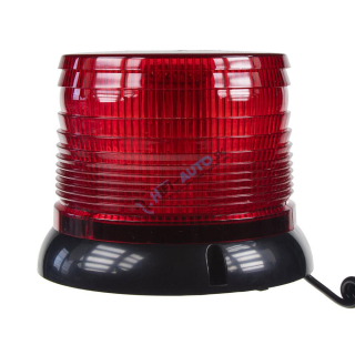LED maják, 12-24V, červený magnet ECE R10