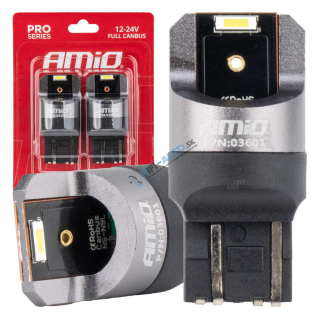 LED žiarovka FULL CANBUS PRO W21/5W 2x1860 SMD biele 12V 24V