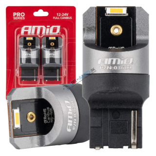 LED žiarovka FULL CANBUS PRO WY21W 2x1860 SMD amber 12V 24V