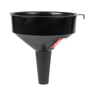 Univerzálny čierny plastový lievik na palivo, kvapalinu, vodu, 19,5 cm 