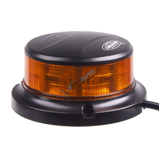 LED maják, 12-24V, 64x0, 5W, oranžový, magnet, ECE R65 R10
