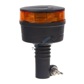 LED maják, 12-24V, 30x0,7 W oranžový na držiak, ECE R65