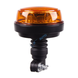 LED maják, 12-24V, 12x1W oranžový, montáž na držiak, ECE R65