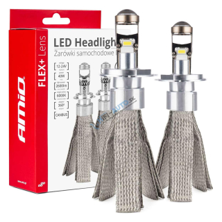 LED prestavbová sada FLEX+ séria H4 šošovky 12V 24V 6000K Canbus