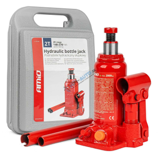 Hydraulický piestový zdvihák 2T v PVC boxe AMIO