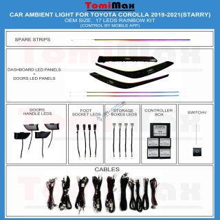 Ambientné osvetlenie Toyota Corolla 2019-2021