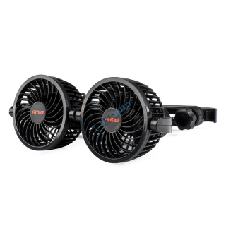 Ventilátor do auta pre opierku hlavy 2x4" 12V