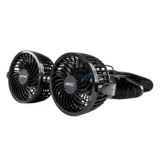 Ventilátor do auta s klipom 2x4" 24V