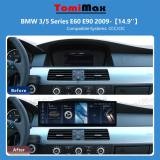 ANDROID 14, 14,9" BMW E60 E90 2009 autorádio