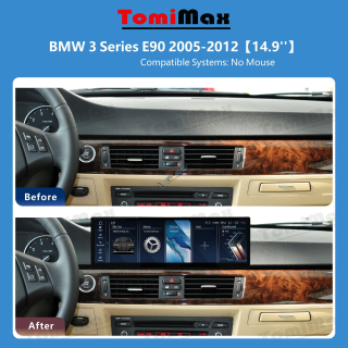 ANDROID 14, 14,9" BMW E90 2005-2012 autorádio