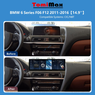 ANDROID 14, 14,9" BMW F06, F12, 2011-2016 autorádio