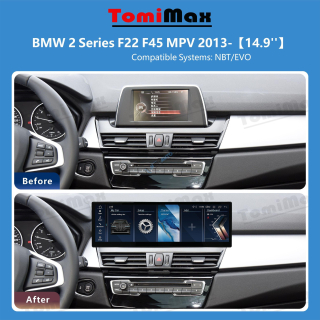 ANDROID 14, 14,9" BMW F22, F45 MPV 2013 autorádio