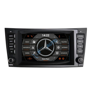 Mercedes W211 15 autorádio s WIFI, GPS, USB, BT LOW