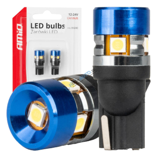 LED žiarovka CANBUS T10 W5W 5SMD 3030 White 12V/24V