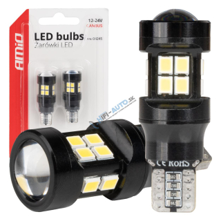LED žiarovka CANBUS T15 W16W 15SMD 2835 Biela 12V 24V