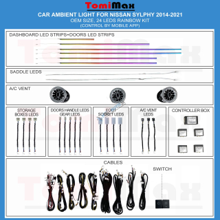 Ambientné osvetlenie Nissan Sylphy 2014-2021