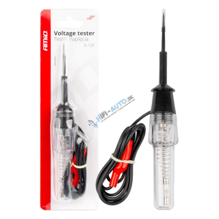 Tester napätia s krokosvorkou 6-12V
