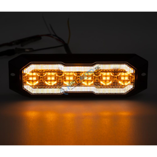 PROFI výstražné/cúvacie LED svetlo, oranžové + biele, 12-24V, ECE R65