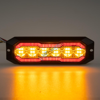 PROFI výstražné/zadné LED svetlo, oranžové + červené, 12-24V, ECE R65