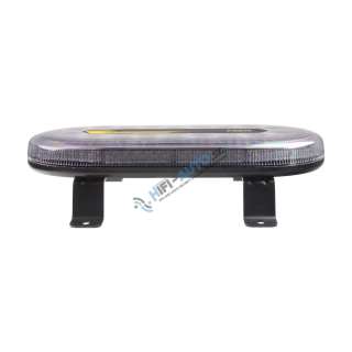 Mini LED rampa, oranžová, 60xLED, 12-24V, ECE R65, pevná montáž