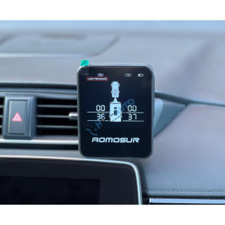 TPMS kontrola tlaku v pneumatike prívesného vozíka / karavanu 2 externé čidlá