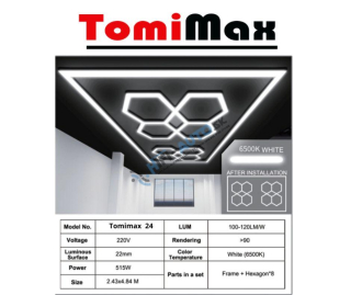 Stropné osvetlenie Hexagons Tomimax 24