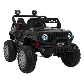 OFF ROAD Rýchlosť Čierne vozidlo