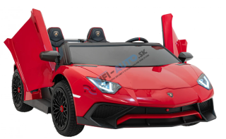 Lamborghini Aventador SV červené
