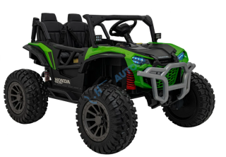 Elektrické autíčko Terenná HONDA 4x4, 4x120W, zelená farba