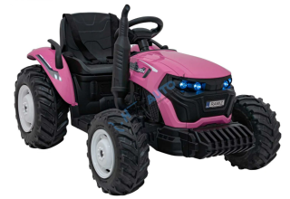 Ružový traktor