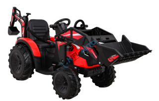 Elektrický traktor 720-T – červený