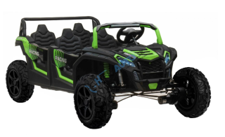 Elektrické autíčko Buggy ATV RACING UTV2000 štvormiestne zelené