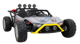 Elektrické autíčko Buggy Racing 2x200W šedé