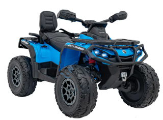Detská elektrická štvorkolka Can-Am Outlander ATV 4x200W modrá