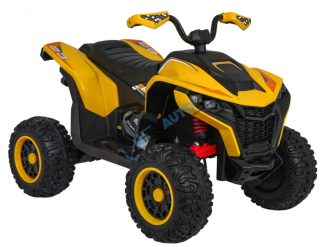 Detská elektrická štvorkolka Fast Wheel 4x4 žltá