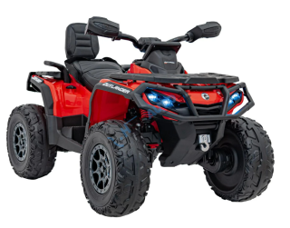 Detská elektrická štvorkolka Can-Am Outlander ATV 4x200W červená