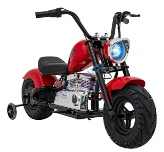 Elektrická motorka Chopper Warrior červená