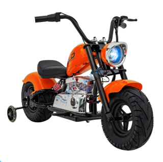 Elektrická motorka Chopper Warrior – oranžová