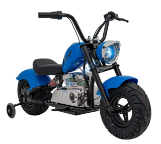 Elektrická motorka Chopper Warrior – modrá