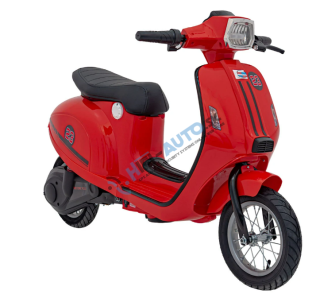 Elektrická motorka skúter Retro 23 – červená