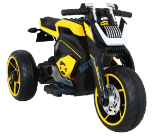 Detská elektrická motorka Future žltá
