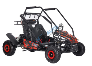 Detská bugina benzínová LUCKY SEVEN LIFT 125 cm3 – červená